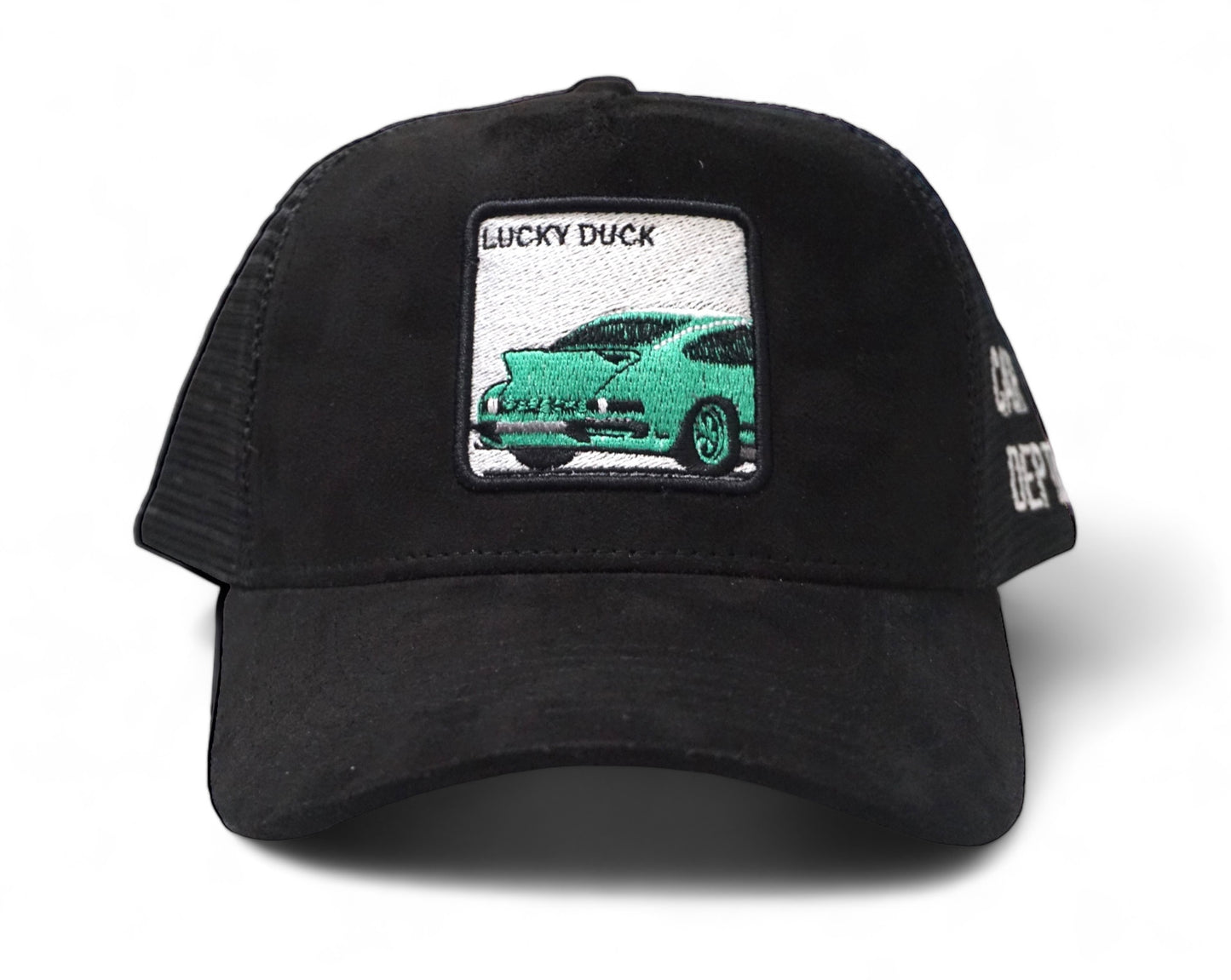 LUCKY DUCK BLK SUEDE